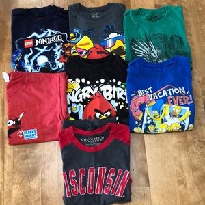 7 boys tshirts size large